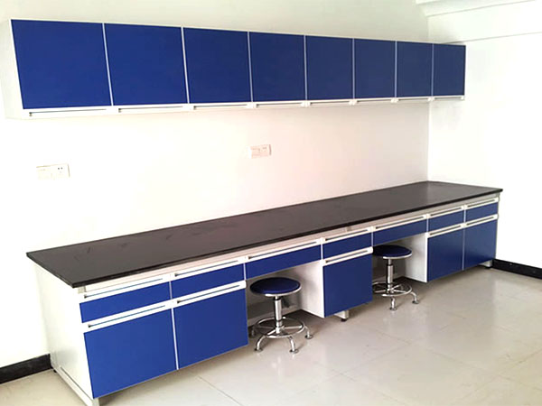 鋼木實驗臺寶藍 鋼木實驗臺寶藍色